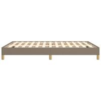 Bedframe zonder matras stof taupe 140x200 cm - thumbnail