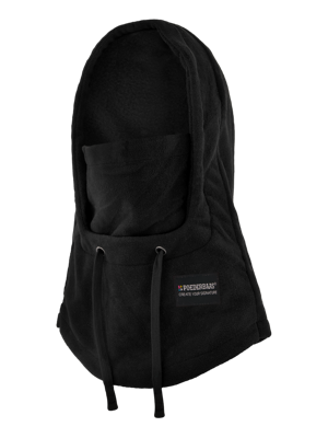 Poederbaas Balaclava Fleece Zwart