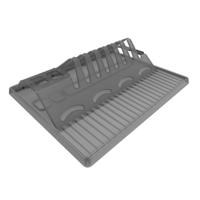 Rotho Space Wonder Opvouwbaar Afdruiprek 39x32x20 cm Cool Grey - thumbnail