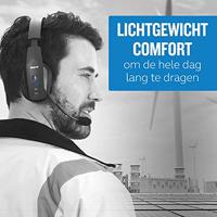 Jabra BlueParrott B450-XT Mono Bluetooth Over-The-Ear Headset, 96% Ruisonderdrukking met Stembediening voor op de Weg en Luide Omgevingen, Zwart - thumbnail
