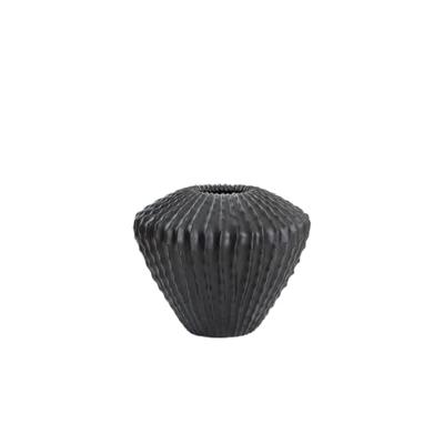 Light & Living Vaas 'Cacti' 45cm hoog, kleur Mat Zwart