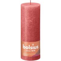Bolsius stompkaars rustiek 19x6,8cm blossom pink - thumbnail