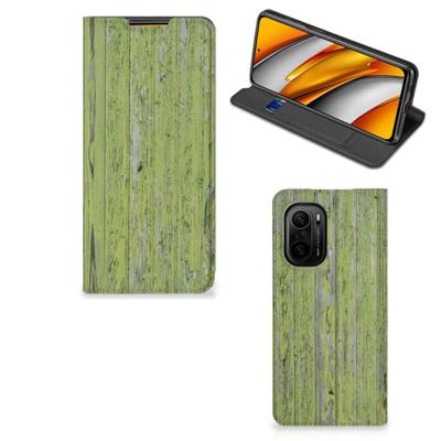 Xiaomi Mi 11i | Poco F3 Book | Wallet Case | Green Wood