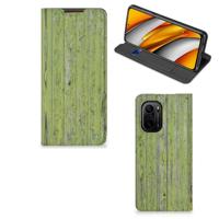 Xiaomi Mi 11i | Poco F3 Book | Wallet Case | Green Wood - thumbnail