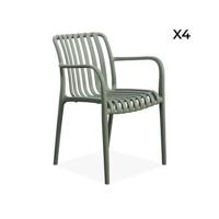 sweeek - Kunststof tuinstoel (set van 4) - thumbnail