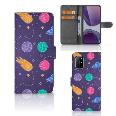 OnePlus 8T | Wallet Case | met Pasjes | Space OnePlus 8T | Wallet Case | met Pasjes | Space