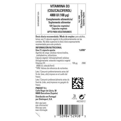 Solgar Vitamine D3 4000 IU Capsules