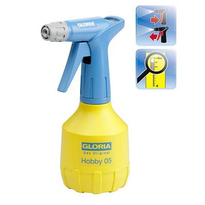 Gloria Haus und Garten 000850.0000 Hobby 05 FLEX Huishoudelijke verstuiver 0.5 l Geel, Blauw Gloria Haus und Garten 000850.0000 Hobby 05 FLEX Huishoudelijke verstuiver 0.5 l Geel, Blauw