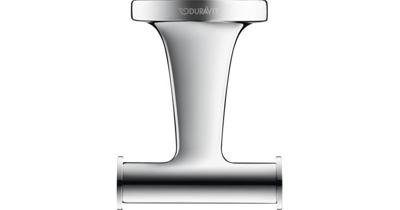 Duravit Starck T Handdoekhaak Dubbel 6x7,6x5 cm Chroom Duravit Starck T Handdoekhaak Dubbel 6x7,6x5 cm Chroom
