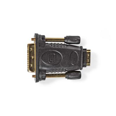 HDMI- DVI-Adapter | DVI-D 24+1-Pins Male - HDMI Female | Zwart