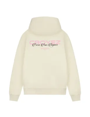 Croyez Frères Hoodie Heren Gebroken Wit - Maat XL - Kleur: Gebroken Wit | Soccerfanshop