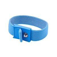 Quadrios ESD-armband Blauw Drukknop 4 mm - thumbnail