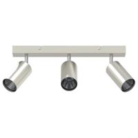 VidaXL Plafondspot met schijnwerpers nikkel 38 x 6 x 16 cm metaal - thumbnail