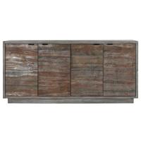 Dressoir Home ESPRIT Grijs Steen Mangohout 175 x 40 x 81 cm - thumbnail