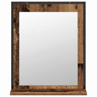 Badkamermeubelset 2 pcs Bruin 60 x 33 x 60 cm Bewerkt hout - thumbnail