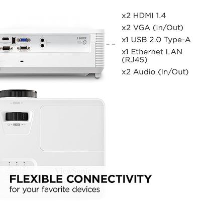 Viewsonic PA700S Beamer Laser 4500 ANSI-lumen 800 x 600 SVGA Met afstandsbediening, Zoomfunctie, Geïntegreerde luidspreker - thumbnail