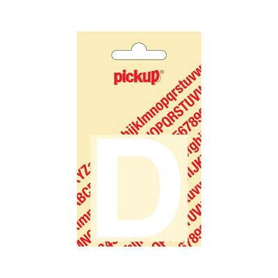 Deco letter d helvetica wit 60 mm Pickup - Pickup