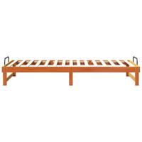 Bedframe met Draaghandvatten Bruin 80 x 220 cm - thumbnail