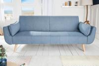 Design slaapbank DIVANI 220cm lichtblauw bedfunctie 3-zitsbank Scandinavisch design - 40088 - thumbnail