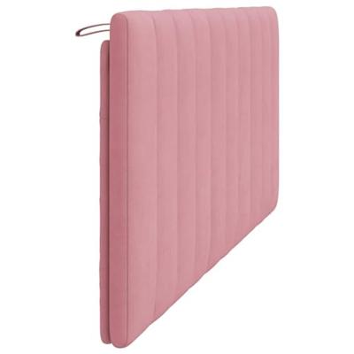Hoofdbordkussen 180 cm fluweel roze