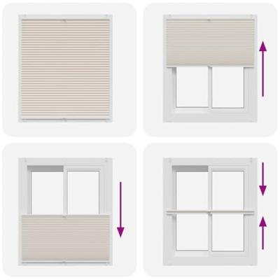 Plissjaloezie 110x150cm crme Plissjaloezie 110x150cm crme