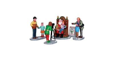 Lemax photos with santa s/5 kerstdorp figuur type 6 Vail Village 2012