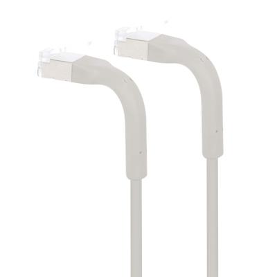 Intellinet 745130 RJ45 Netwerkkabel, patchkabel CAT 6A F/FTP 1.0 m Grijs Flexibel, Afscherming totaal, Halogeenvrij 1 stuk(s)