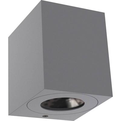 Buitenlamp vierkant Up down &apos;Canto kubi 2&apos; Nordlux 2x6W warm wit