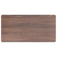 SpeaKa Professional Tafelblad (b x h x d) 1400 x 18 x 700 mm Donkerbruin SP-TP-DW SP-13556148 - thumbnail