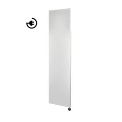 Radiator Sanicair Denso 180 x 40 cm. Mat Wit Met Thermostaat Zwart Rechtsonder Sanicare Radiator Sanicair Denso 180 x 40 cm. Mat Wit Met Thermostaat Zwart Rechtsonder Sanicare