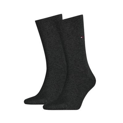 Tommy Hilfiger Men Sock Classic Antraciet melange 2-pack-43/46