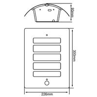 Brilliant Antraciete buitenlampTodd met sensor - 47698/63 - thumbnail