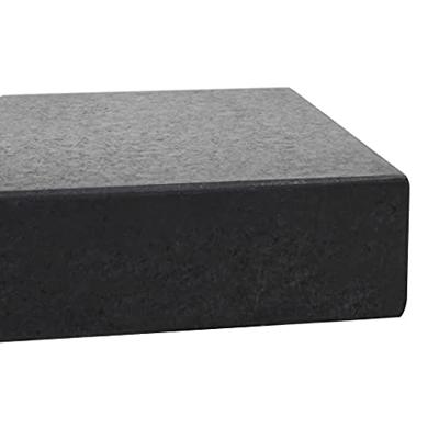 VidaXL Parasolvoet rechthoekig 25 kg graniet zwart
