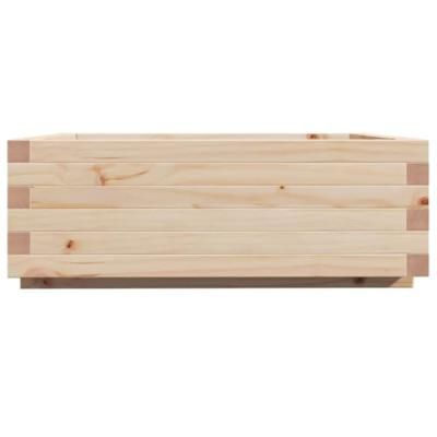 VidaXL Plantenbak 70x70x26,5 cm massief grenenhout VidaXL Plantenbak 70x70x26,5 cm massief grenenhout