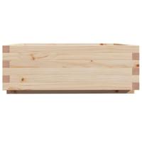 VidaXL Plantenbak 70x70x26,5 cm massief grenenhout - thumbnail