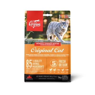 Orijen Cat & Kitten droogvoer voor kat Katje Kip, Vis, Turkije 340 g
