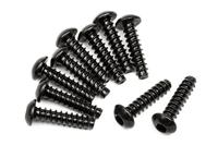 HPI/TT Schroefsnijder met platte kop M3 x 12 mm (zeskant hol, 10 vellen) - thumbnail