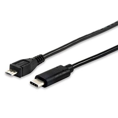 Equip USB 2.0 kabel MicroB->C M/M 1,0 m Type C Polybag