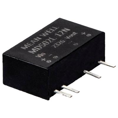 MEAN WELL MDS02L-12N DC/DC-converter, print 12 V 0.167 A 2 W Aantal uitgangen: 1 x Inhoud 1 stuk(s)