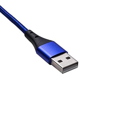 Akyga USB-kabel USB-A stekker, USB-C stekker 2.00 m Blauw AK-USB-43 - thumbnail