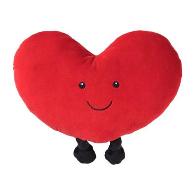 Kussen hart met beentjes - rood - 25x40 cm Kussen hart met beentjes - rood - 25x40 cm