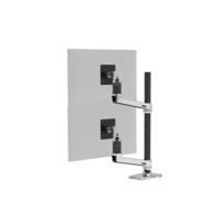 Ergotron LX Series LX Dual Stacking Arm Tall Pole flat panel bureau steun 101,6 cm (40") Aluminium - thumbnail