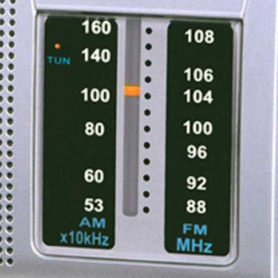 AM-/FM-radio Haeger PR-BIB.001A Grijs