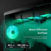 APNX APNX FP1-140 PWM Lüfter, ARGB, - 140mm, weiß PC-ventilator (b x h x d) 140 x 140 x 30 mm - thumbnail