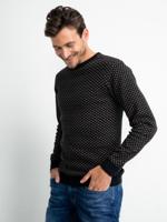 30% korting - Petrol Industries Heren Gebreide pullover Zwart - L - thumbnail