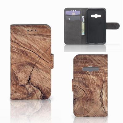 Samsung Galaxy Xcover 3 | Xcover 3 VE | Book Style Case | Tree Trunk