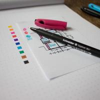 Fineliner Schneider 967 0.4mm blauw | 10 stuks - thumbnail