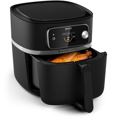 Philips HD9880/90 7000 Series Airfryer Combi Connected XXL 8.3L 2200W Zwart/RVS