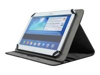 PORT MUSKOKA - Beschermende bedekking voor tablet - polyurethaan leer - zwart - thumbnail