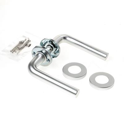 Deurkrukgarn.alum.L-model afger. F1 op rozet Deurkrukgarn.alum.L-model afger. F1 op rozet